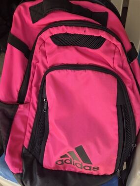 adidas backpack hot pink Stadium 4 resistant 100% polyester material adidas, Sackpack Sling Backpack, Shock